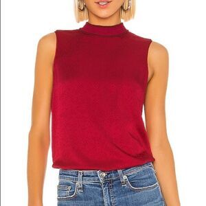 Rag & bone Letti Jacquard Sleeveless Blouse Top NWT